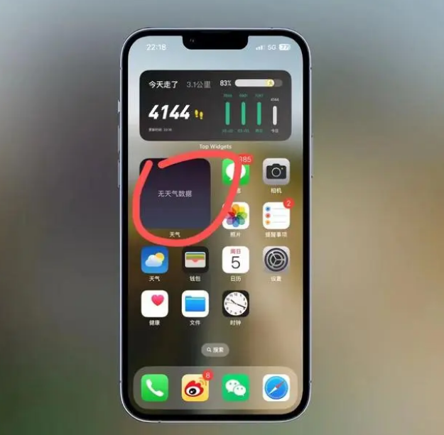 台江苹果手机维修分享:iOS16主屏幕天气小组件无法正常工作怎么办？ 