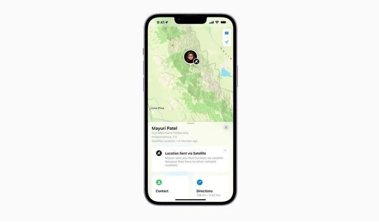 台江苹果14维修分享iPhone14系列中 FindMy功能通过卫星分享位置方法教程 