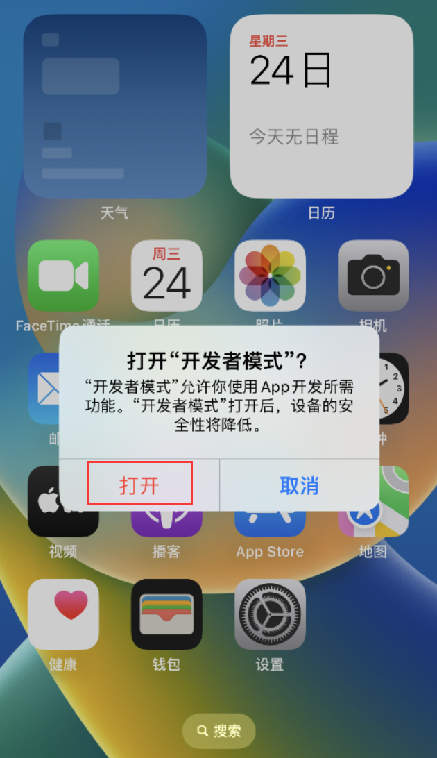 台江苹果手机维修分享如何打开开发者模式 