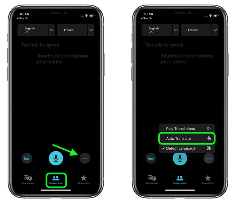 台江苹果手机维修分享iOS 15 “翻译” App 新改进 